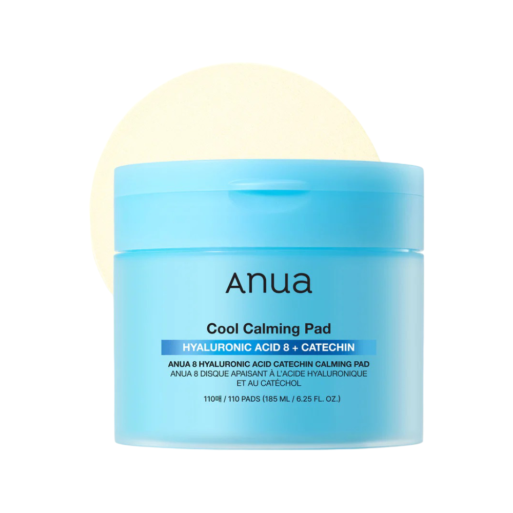 ANUA HYALURON ACID 8+CATECHIN COOL CALMING PAD ПЕДЫ ДЛЯ ЛИЦА 